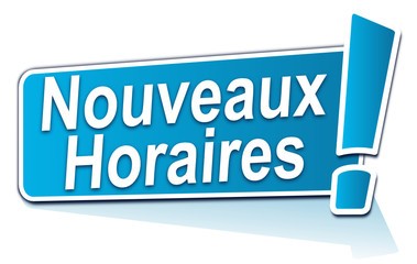 HORAIRES PROVISOIRES