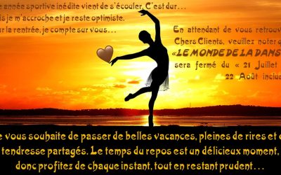Bonnes vacances !