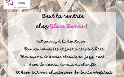 C’est la rentrée chez Glace Danse