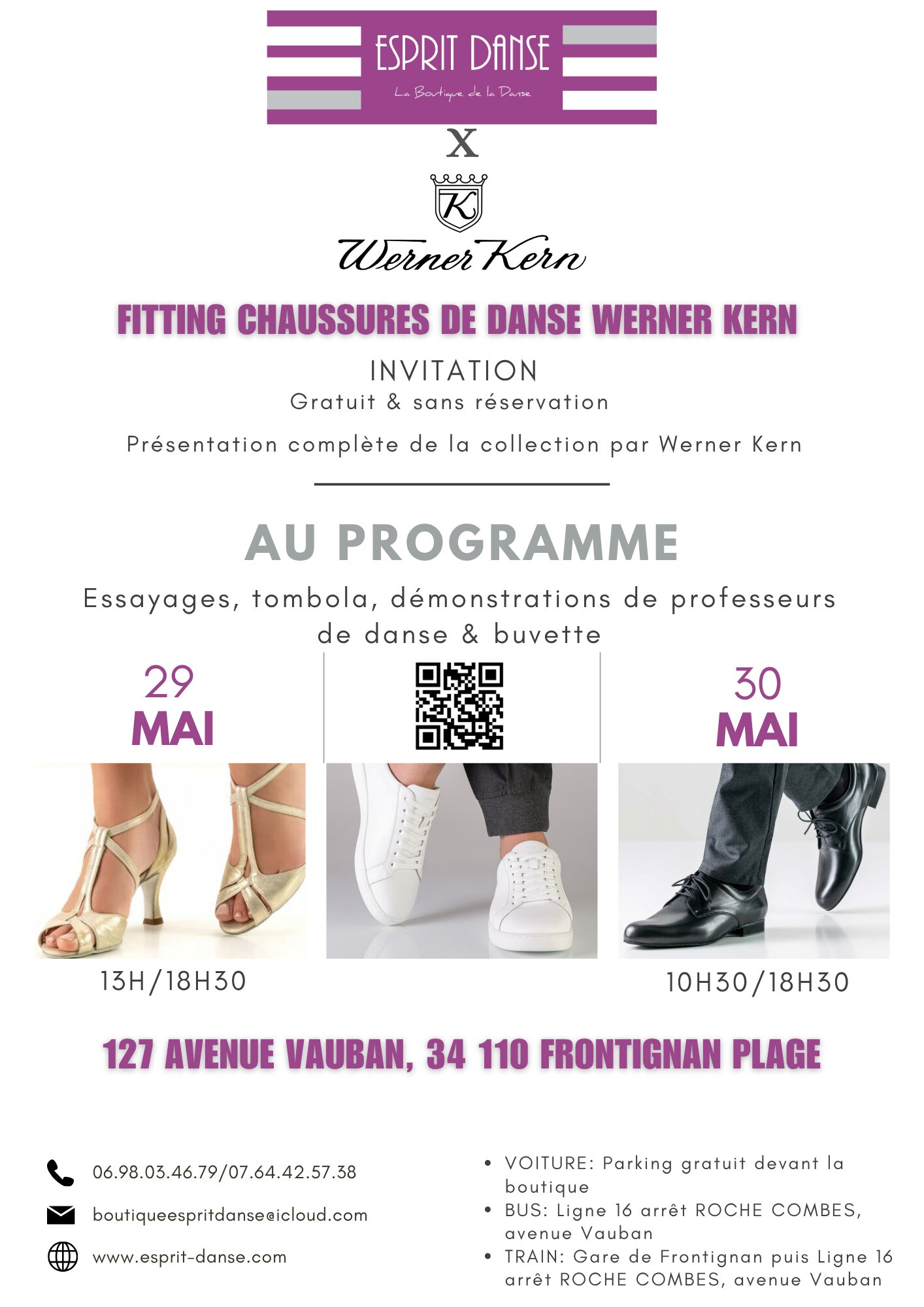 Description du fitting chaussures
